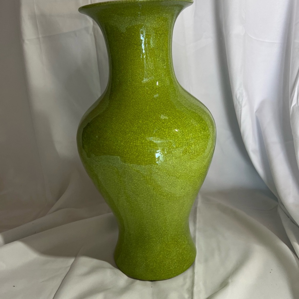 Green Ceramic Vase